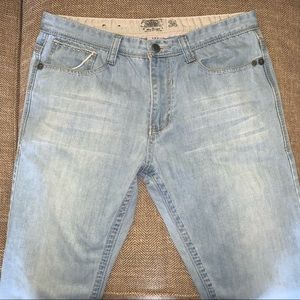 EUC Vintage Brass Skim Straight Jeans Size 34.